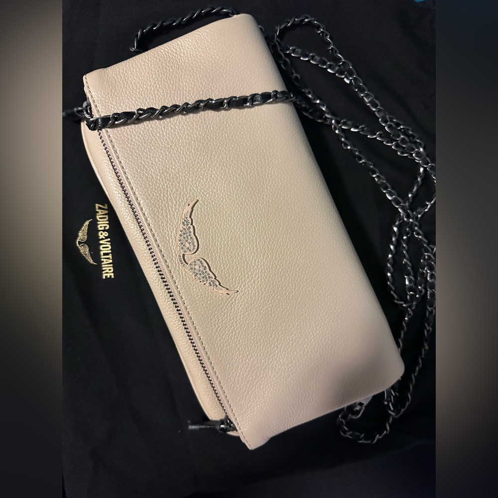 Zadig & Voltaire Leather Clutch Purse